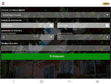 Tablet Screenshot of pousadaacacianegra.com.br